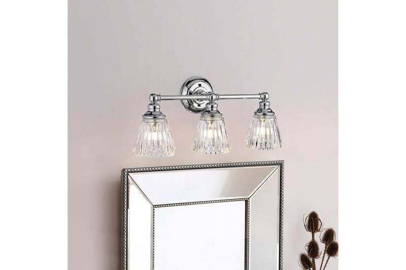 Keynes Quintiesse Vägglampa - Chrome - Belysning & el - Inomhusbelysning & lampor - Vägglampa