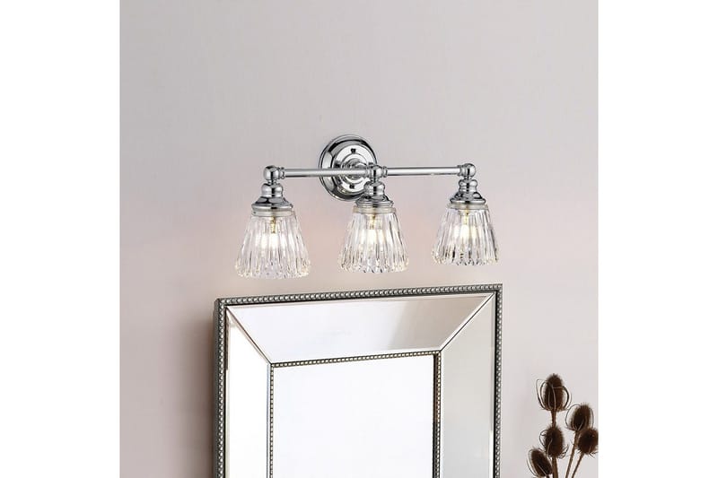 Keynes Quintiesse Vägglampa - Chrome - Belysning & el - Inomhusbelysning & lampor - Vägglampa