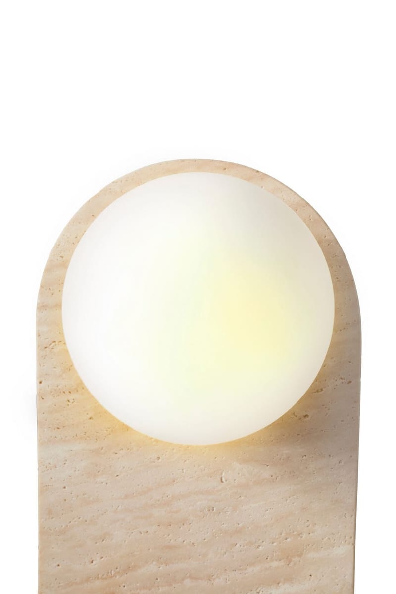 Kummer Vägglampa 10 cm Oval - Sliten Beige Vit - Belysning & el - Inomhusbelysning & lampor - Vägglampa