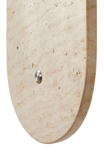 Kummer Vägglampa 10 cm Oval - Sliten Beige Vit - Belysning & el - Inomhusbelysning & lampor - Vägglampa