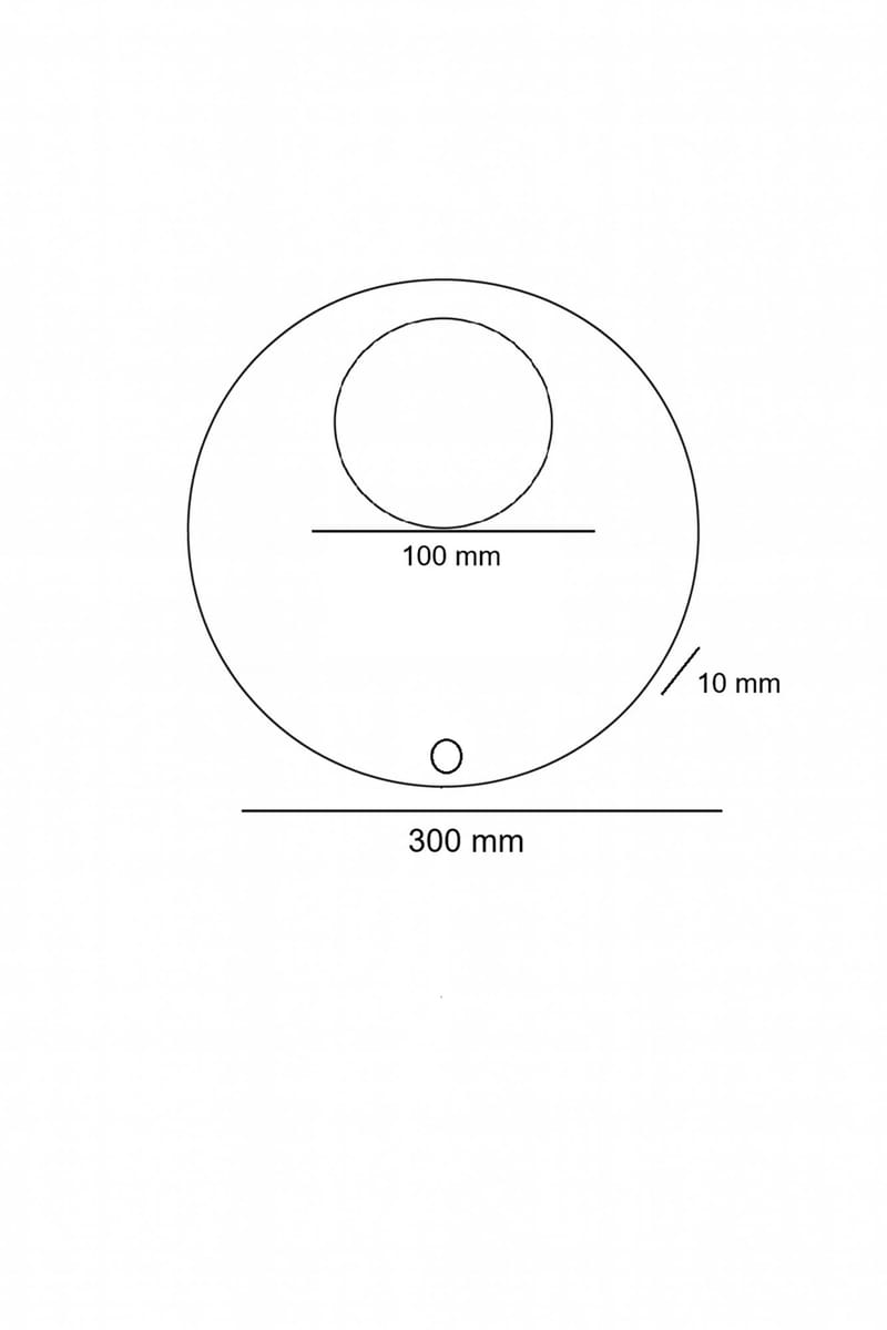 Kummer Vägglampa 10 cm Rund - Beige Och Vit - Belysning & el - Inomhusbelysning & lampor - Vägglampa