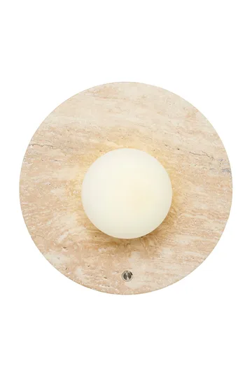 Kummer Vägglampa 12 cm Rund - Beige - Belysning & el - Inomhusbelysning & lampor - Vägglampa