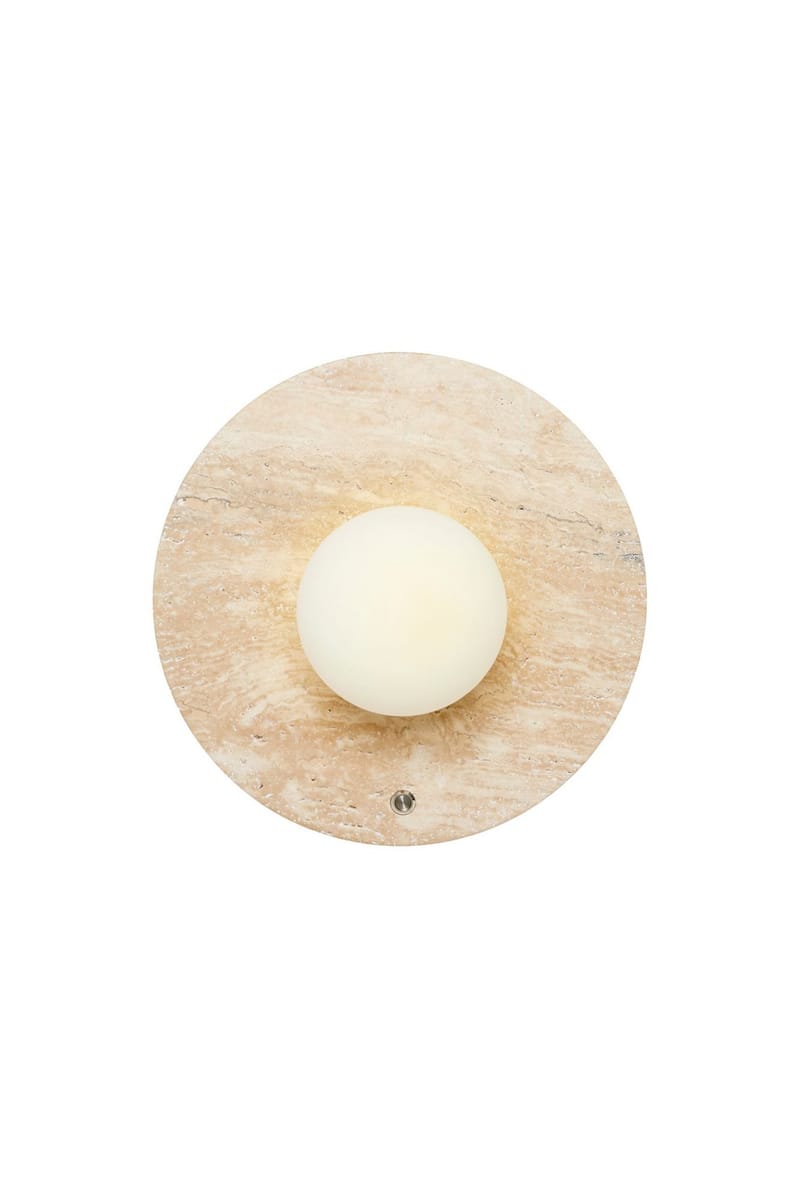 Kummer Vägglampa 12 cm Rund, Beige