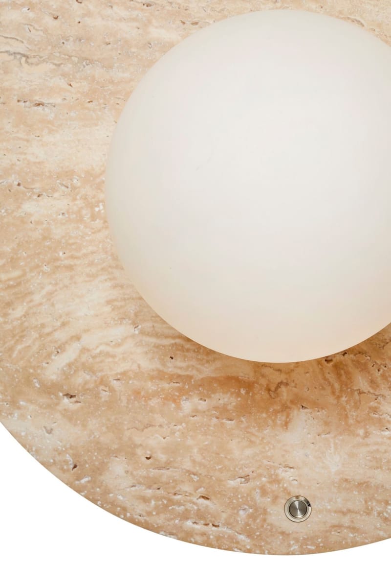 Kummer Vägglampa 12 cm Rund - Beige - Belysning & el - Inomhusbelysning & lampor - Vägglampa