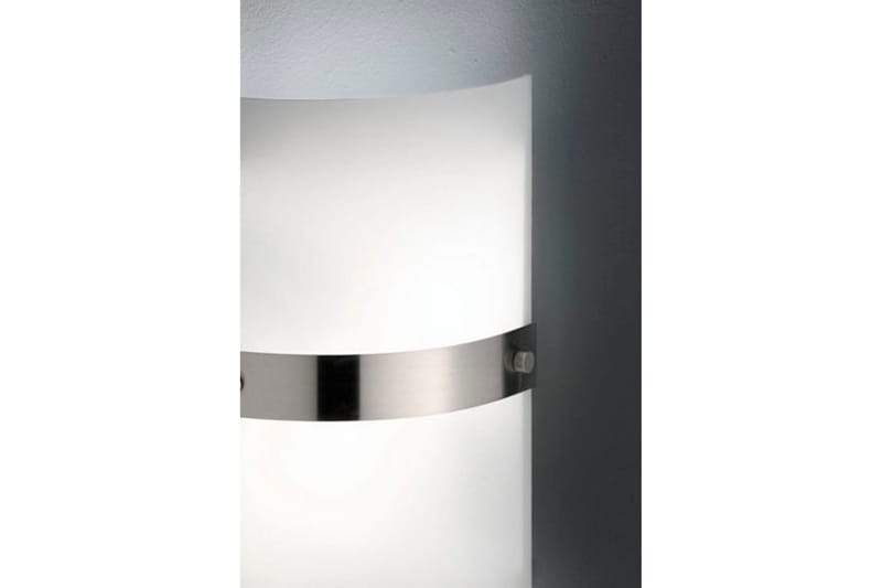 Kvadrat Vägglampa Kvadrat - Vit/Ljusgrå - Sänglampa vägg - Vägglampa - Väggarmatur - Sovrumslampa