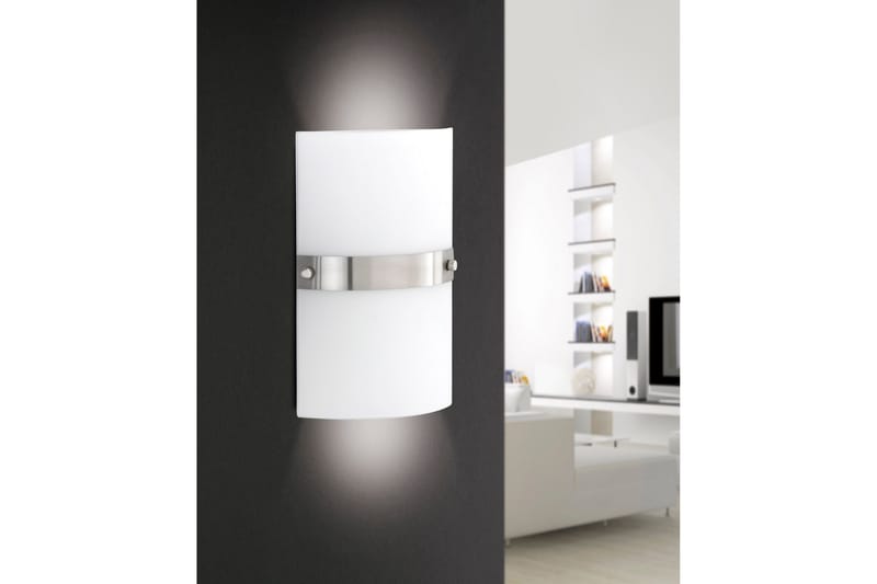 Kvadrat Vägglampa Kvadrat - Vit/Ljusgrå - Belysning & el - Inomhusbelysning & lampor - Vägglampa