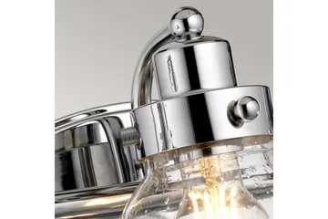 Lärd Quoizel Vägglampa - Chrome - Belysning & el - Inomhusbelysning & lampor - Vägglampa