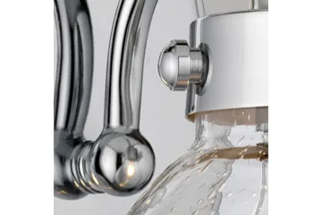 Lärd Quoizel Vägglampa - Chrome - Belysning & el - Inomhusbelysning & lampor - Vägglampa