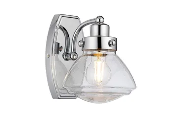 Lärd Quoizel Vägglampa - Chrome - Belysning & el - Inomhusbelysning & lampor - Vägglampa
