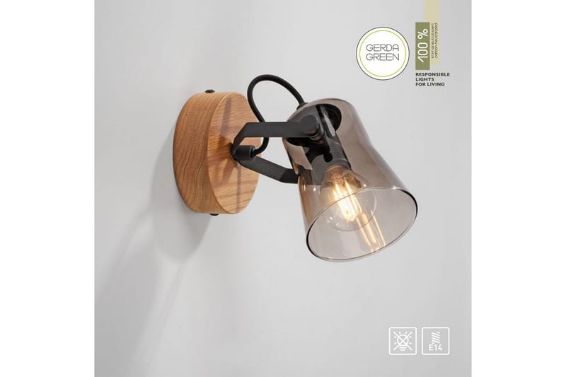 Langström Just Light Vägg/taklampa - Wood - Belysning & el - Inomhusbelysning & lampor - Vägglampa