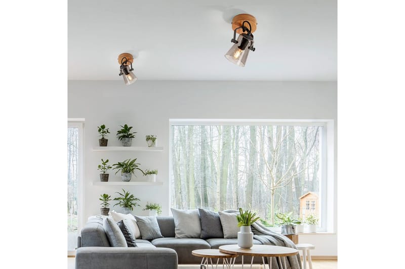 Langström Just Light Vägg/taklampa - Wood - Belysning & el - Inomhusbelysning & lampor - Vägglampa