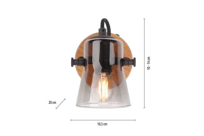 Langström Just Light Vägg/taklampa - Wood - Belysning & el - Inomhusbelysning & lampor - Vägglampa