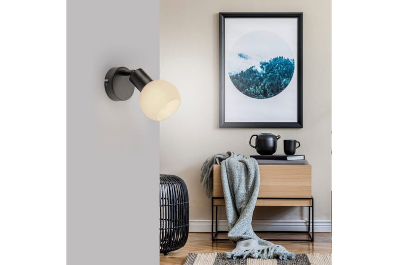 Loki Just Light Vägg/taklampa - Black - Belysning & el - Inomhusbelysning & lampor - Vägglampa