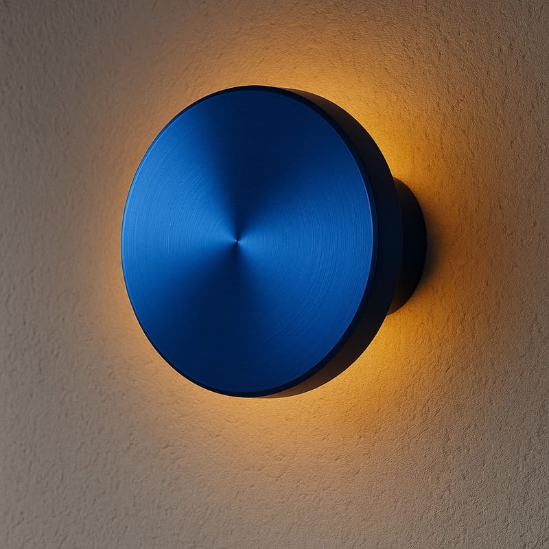 Loomba Vägglampa 12 cm Rund - Blå - Belysning & el - Inomhusbelysning & lampor - Vägglampa
