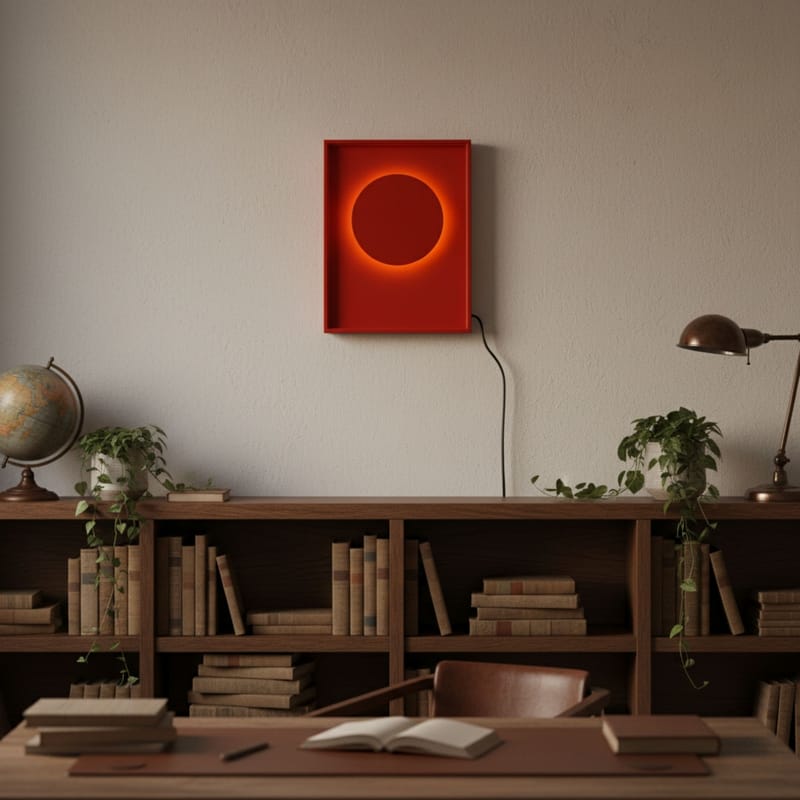 Loomba Vägglampa 45 cm - Röd - Belysning & el - Inomhusbelysning & lampor - Vägglampa