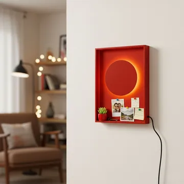 Loomba Vägglampa 45 cm - Röd - Belysning & el - Inomhusbelysning & lampor - Vägglampa