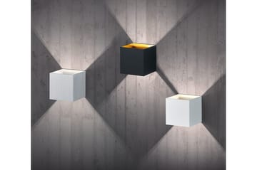 Louis LED Vägglampa borstad aluminium - Vit - Belysning & el - Inomhusbelysning & lampor - Vägglampa