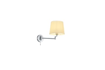 Lyon Vägglampa E27 borstad stål - Borstad stål - Belysning & el - Inomhusbelysning & lampor - Vägglampa