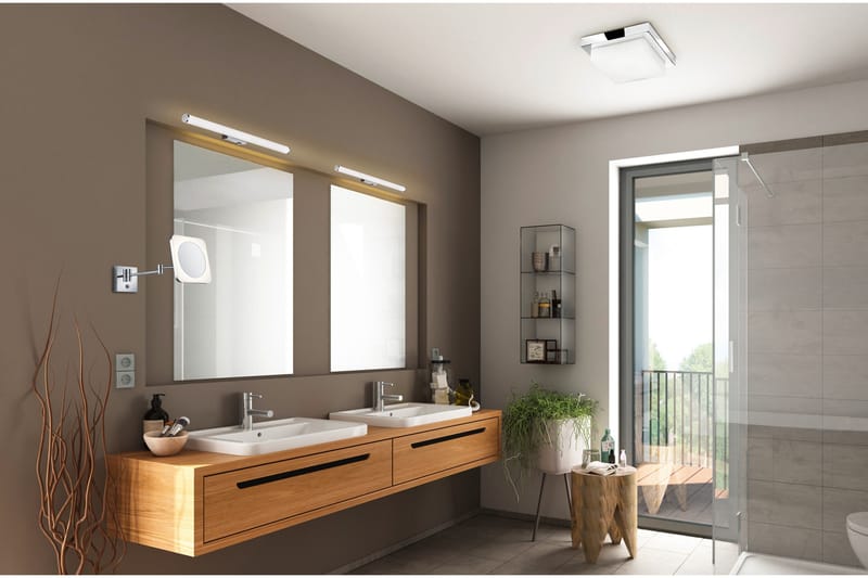 Mattimo H2O LED Vägglampa 60cm krom - Vit - Belysning & el - Inomhusbelysning & lampor - Möbelbelysning & integrerad belysning