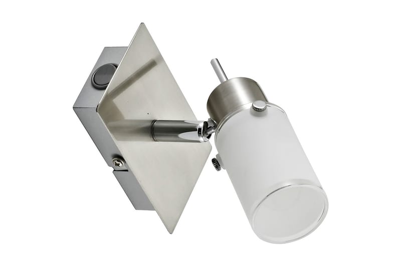 MAX LED vägglampa, stål - Grå - Sänglampa vägg - Sovrumslampa - Vägglampa - Väggarmatur
