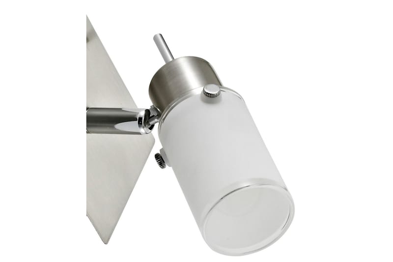 MAX LED vägglampa, stål - Grå - Sänglampa vägg - Sovrumslampa - Vägglampa - Väggarmatur