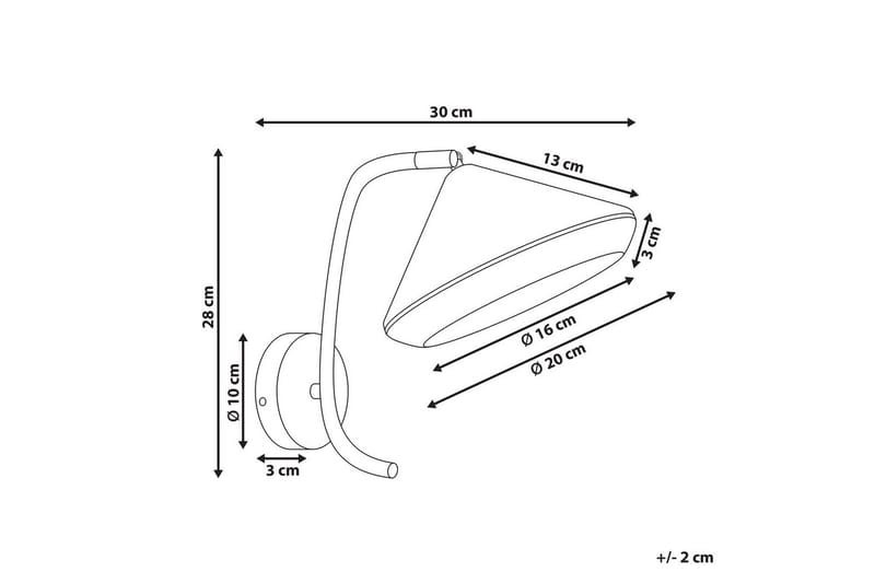 Methana Vägglampa G9 - Svart/Mässing - Belysning & el - Inomhusbelysning & lampor - Vägglampa
