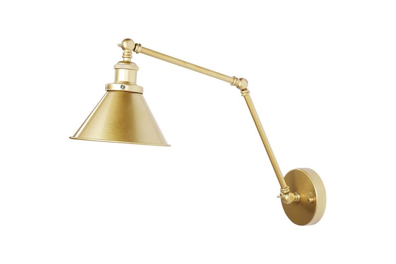 Narve Vägglampa 2 st E27 - Guld - Belysning & el - Inomhusbelysning & lampor - Vägglampa