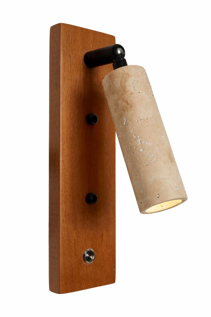 Orvyn Vägglampa 13 cm - Beige Ek - Belysning & el - Inomhusbelysning & lampor - Vägglampa