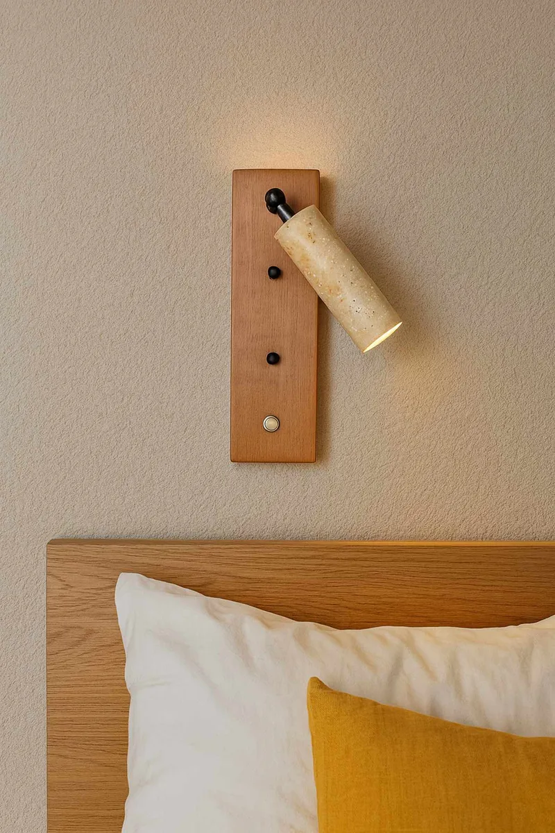 Orvyn Vägglampa 13 cm - Beige Ek - Belysning & el - Inomhusbelysning & lampor - Vägglampa