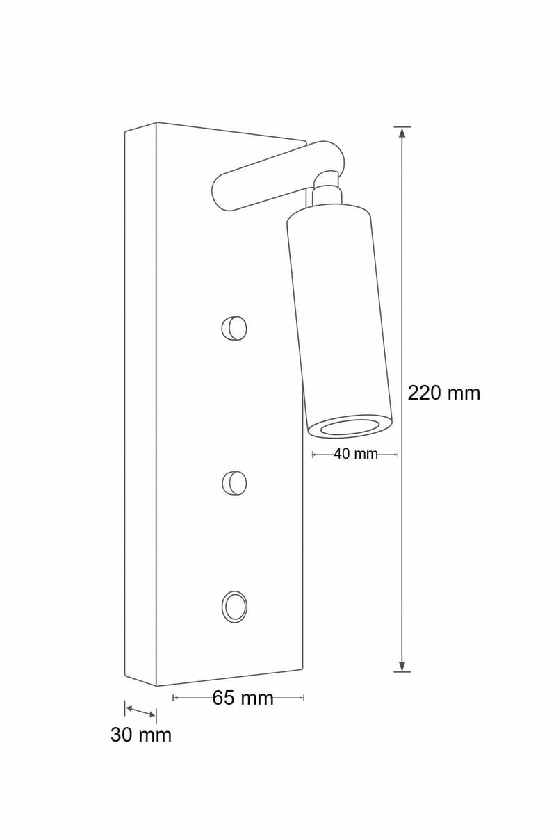Orvyn Vägglampa 13 cm - Beige Ek - Belysning & el - Inomhusbelysning & lampor - Vägglampa