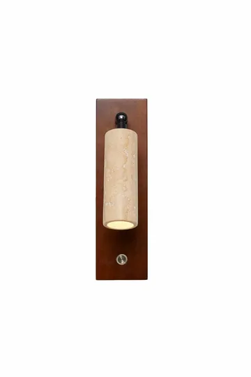 Orvyn Vägglampa 13 cm - Beige Valnöt - Belysning & el - Inomhusbelysning & lampor - Vägglampa