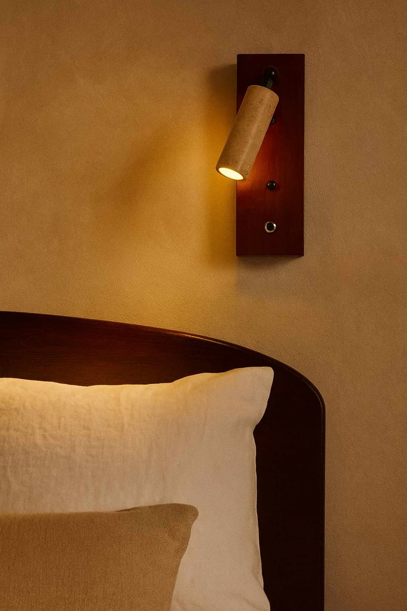 Orvyn Vägglampa 13 cm - Beige Valnöt - Belysning & el - Inomhusbelysning & lampor - Vägglampa