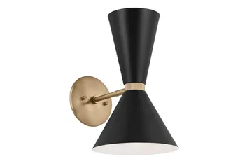 Phix Kichler Vägglampa - Black||Bronze - Belysning & el - Inomhusbelysning & lampor - Vägglampa