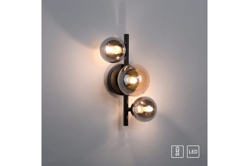 Popsicle Paul Neuhaus Vägglampa - Black - Belysning & el - Inomhusbelysning & lampor - Vägglampa