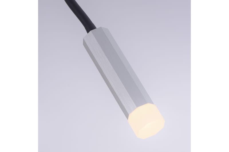 PURE-GEMIN vägglampa, aluminium - Grå - Sänglampa vägg - Sovrumslampa - Vägglampa - Väggarmatur
