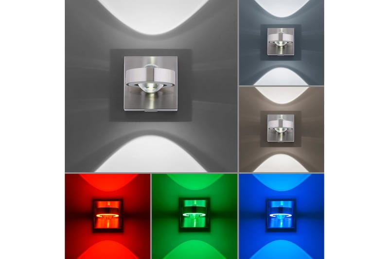 Q-Mia Paul Neuhaus Vägglampa - Grey - Belysning & el - Inomhusbelysning & lampor - Vägglampa - Väggarmatur