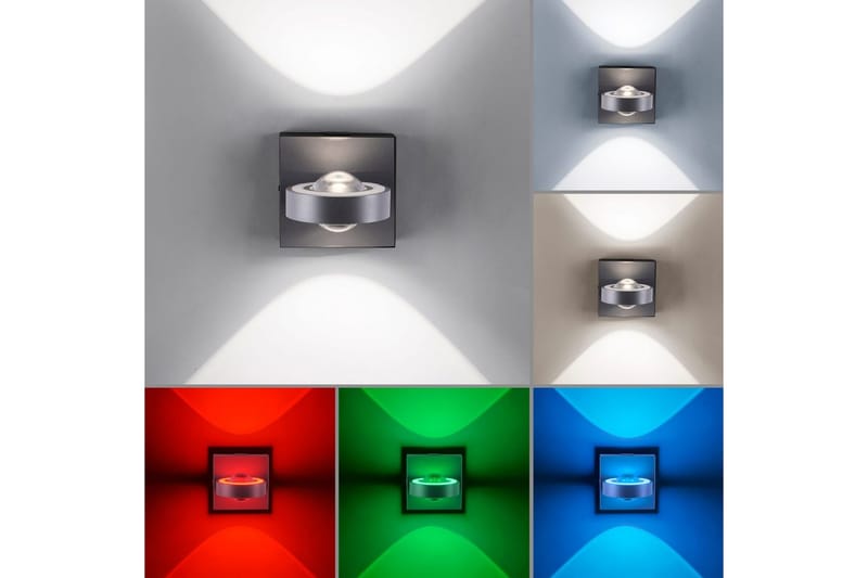 Q-Mia Paul Neuhaus Vägglampa - Anthracite Grey - Belysning & el - Inomhusbelysning & lampor - Vägglampa - Väggarmatur