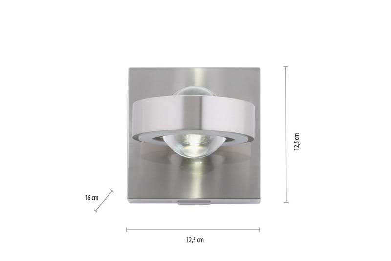 Q-Mia Paul Neuhaus Vägglampa - Grey - Belysning & el - Inomhusbelysning & lampor - Vägglampa - Väggarmatur