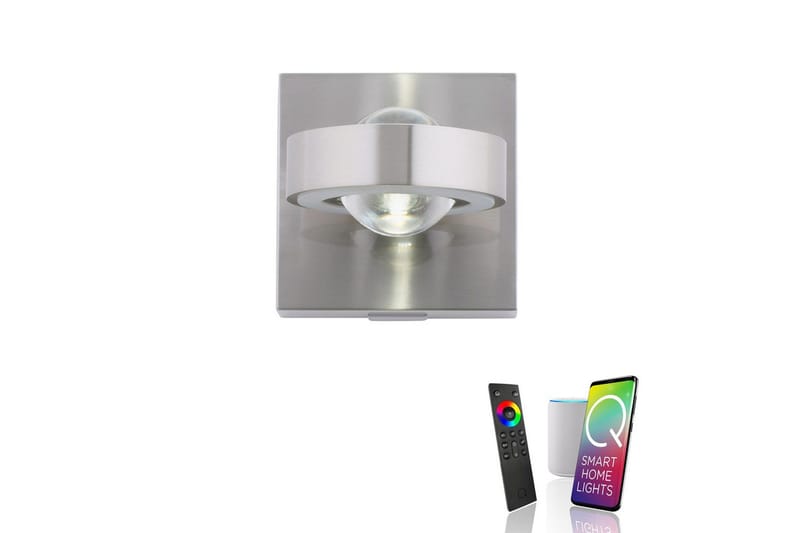 Q-Mia Paul Neuhaus Vägglampa - Grey - Belysning & el - Inomhusbelysning & lampor - Vägglampa - Väggarmatur