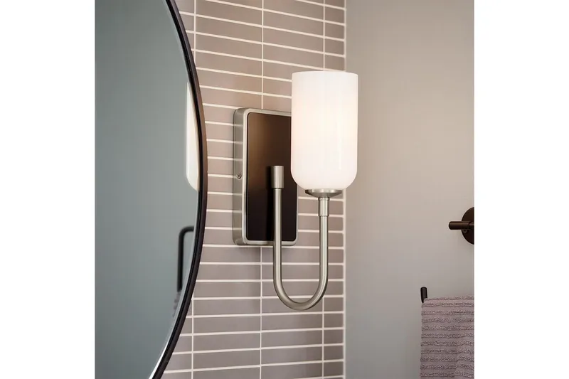 Solia Kichler Vägglampa - Silver||Black - Belysning & el - Inomhusbelysning & lampor - Vägglampa