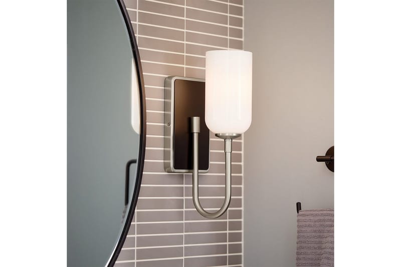 Solia Kichler Vägglampa - Silver||Black - Belysning & el - Inomhusbelysning & lampor - Vägglampa