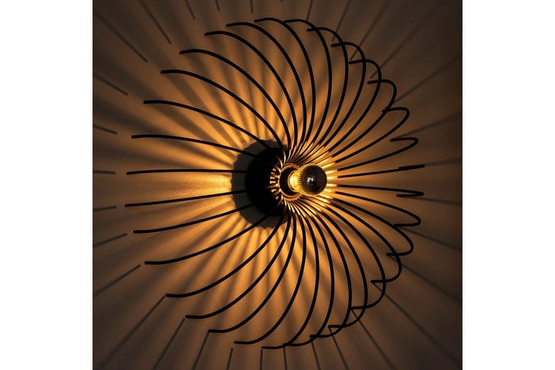 Vägglampa Subbersta Svart - Diameter: 16 cm - Belysning & el - Inomhusbelysning & lampor - Sovrumslampa