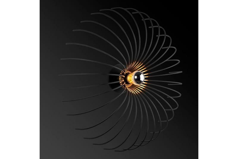 Vägglampa Subbersta Svart - Diameter: 16 cm - Belysning & el - Inomhusbelysning & lampor - Sovrumslampa