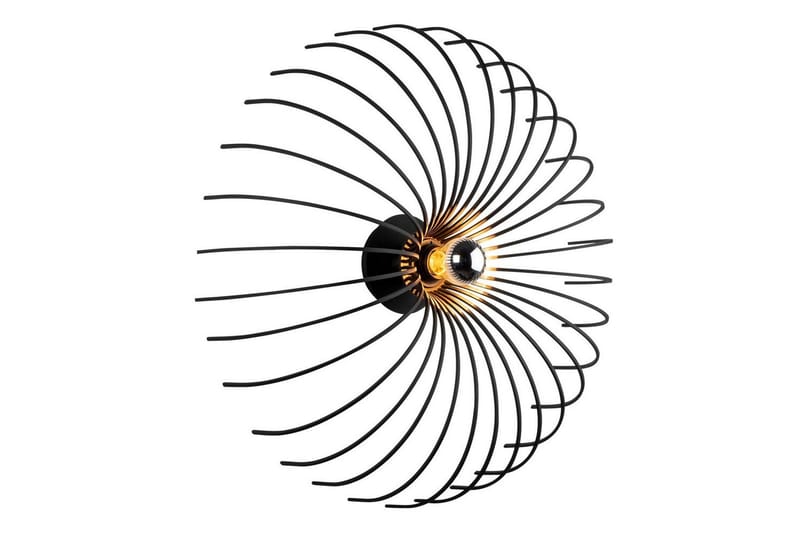 Vägglampa Subbersta Svart - Diameter: 16 cm - Belysning & el - Inomhusbelysning & lampor - Sovrumslampa