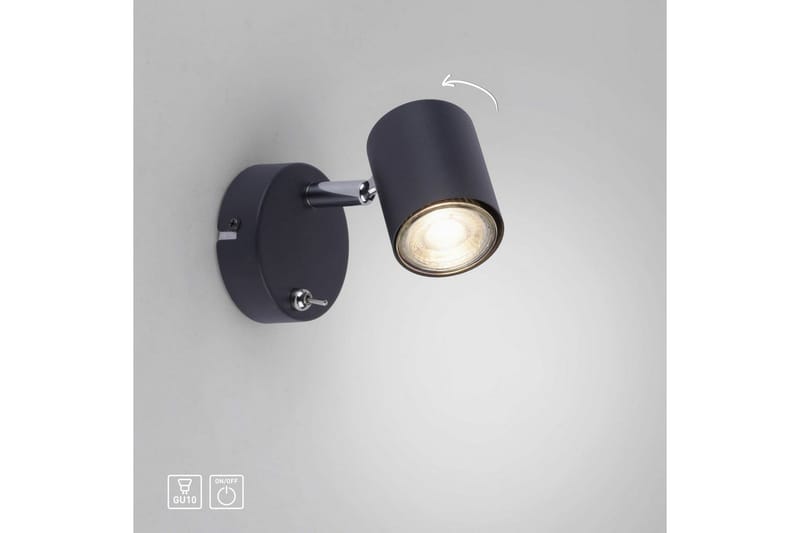 Tarik Just Light Vägglampa - Anthracite Grey - Belysning & el - Inomhusbelysning & lampor - Vägglampa