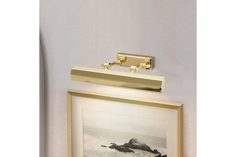 Tavelbelysning Elstead Lighting Chawton 402x119x186 mm, Polerad Mässing - 402x119x186 mm, Polerad Mässing - Belysning & el - Inomhusbelysning & lampor - Vägglampa