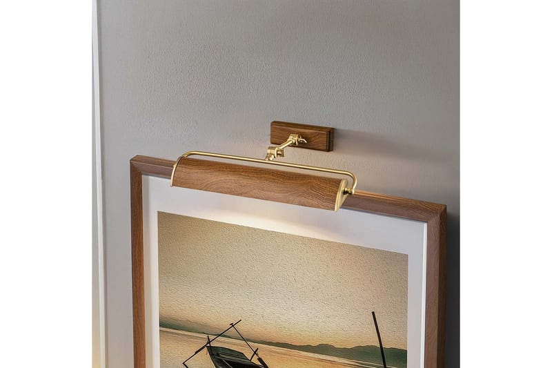 Tavelbelysning Elstead Lighting Winchfield 445x127x318 mm, Åldrad mässing & Ek effekt - 445x127x318 mm, Åldrad mässing & Ek effekt - Belysning & el - Inomhusbelysning & lampor - Vägglampa