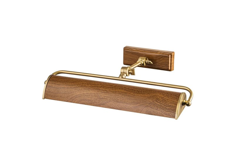 Tavelbelysning Elstead Lighting Winchfield 445x127x318 mm, Åldrad mässing & Ek effekt, 445x127x318 mm, Åldrad mässing & Ek effekt