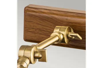 Tavelbelysning Elstead Lighting Winchfield 445x127x318 mm, Åldrad mässing & Ek effekt - 445x127x318 mm, Åldrad mässing & Ek effekt - Belysning & el - Inomhusbelysning & lampor - Vägglampa