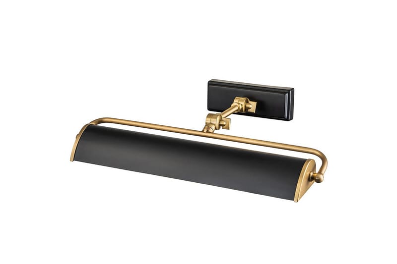 Tavelbelysning Elstead Lighting Winchfield 445x127x318 mm, Åldrad mässing & Matt svart - 445x127x318 mm, Åldrad mässing & Matt svart - Belysning & el - Inomhusbelysning & lampor - Vägglampa - Väggarmatur